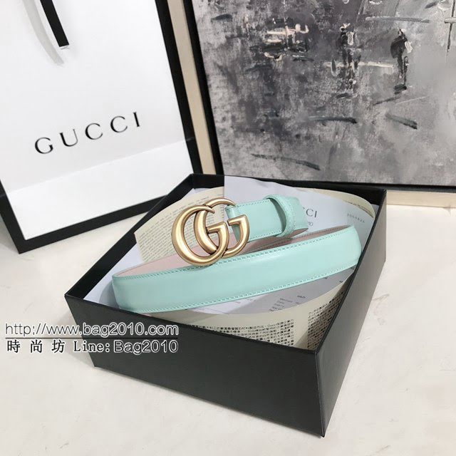 Gucci女士皮帶 古奇Maccarone腰帶  jjp1307